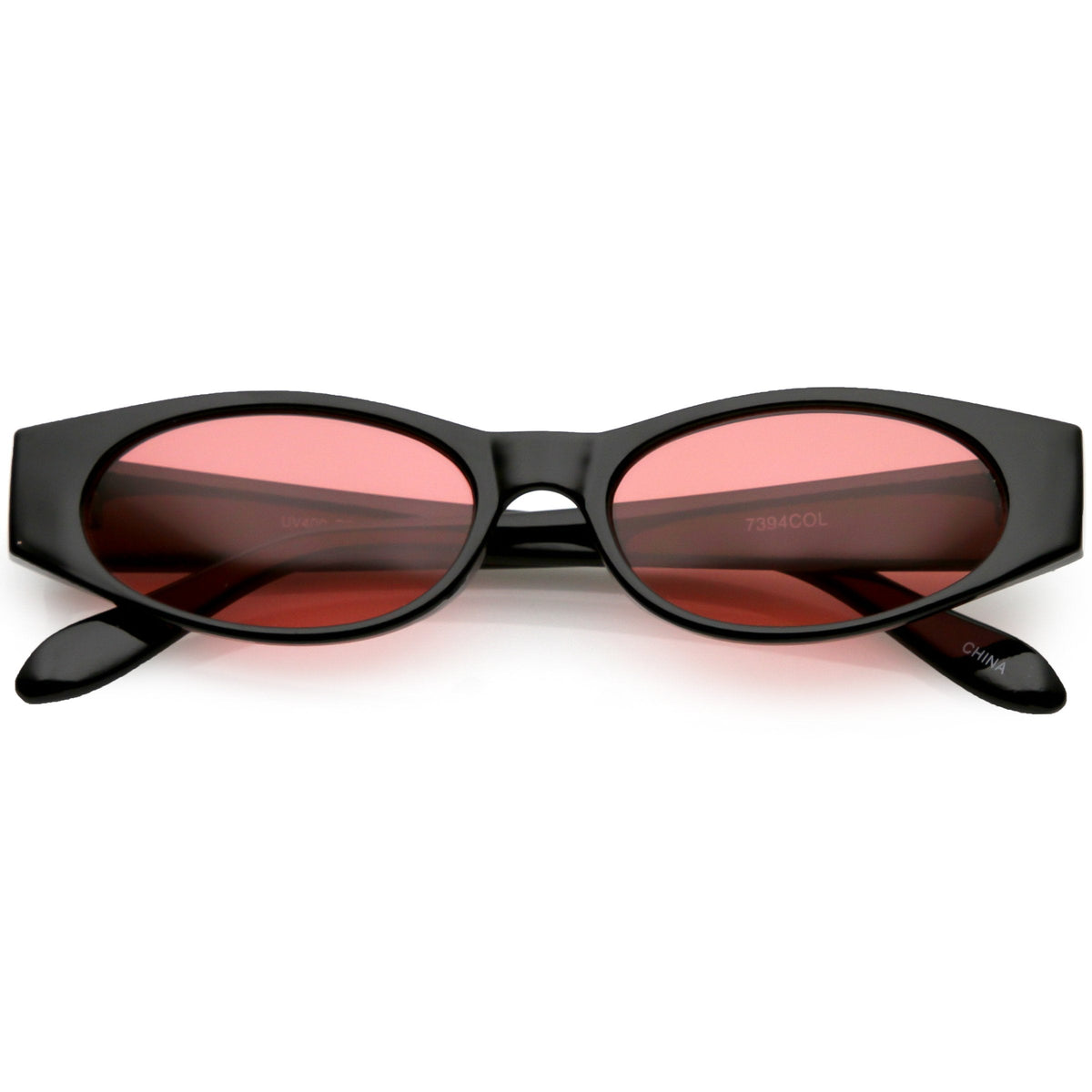 Retro 1990's Oval Color Tone Lens Sunglasses C551
