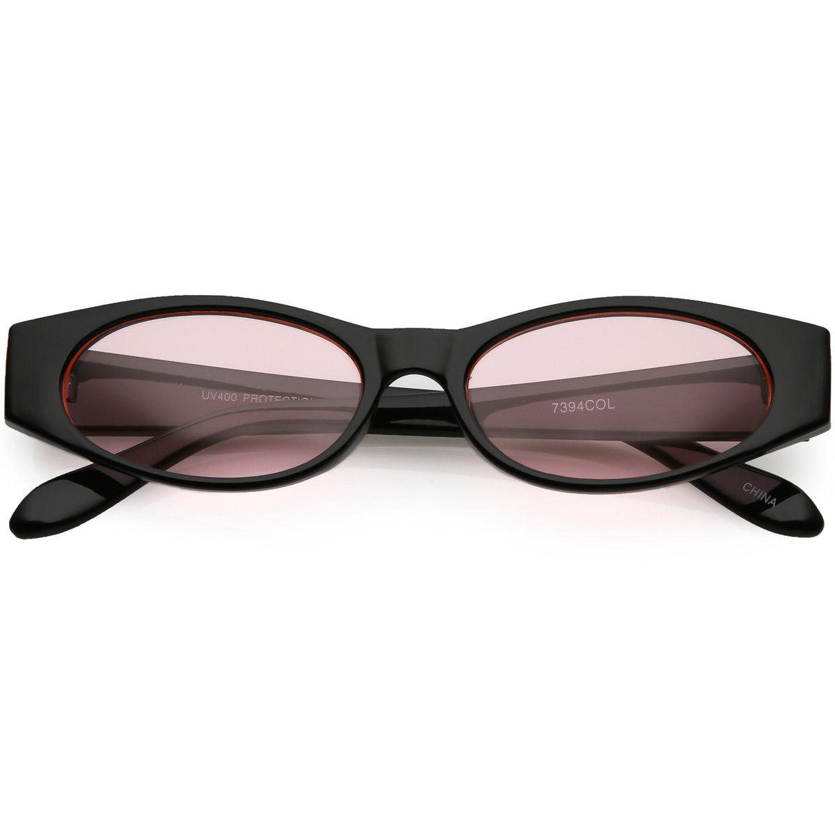 Retro 1990's Oval Color Tone Lens Sunglasses C551