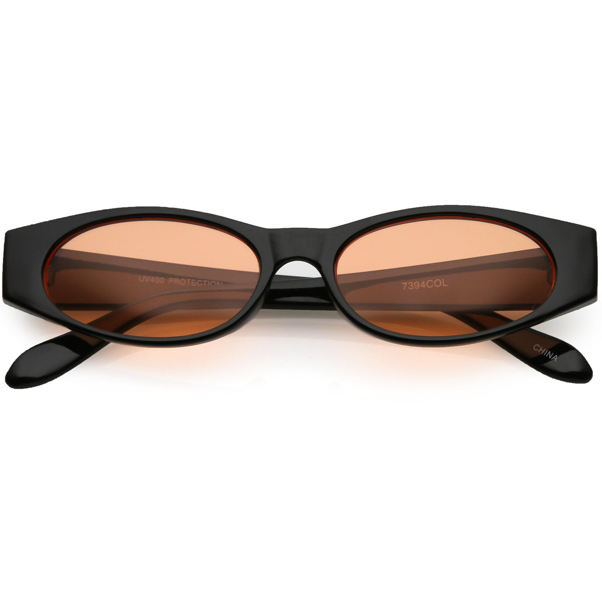 Retro 1990's Oval Color Tone Lens Sunglasses C551