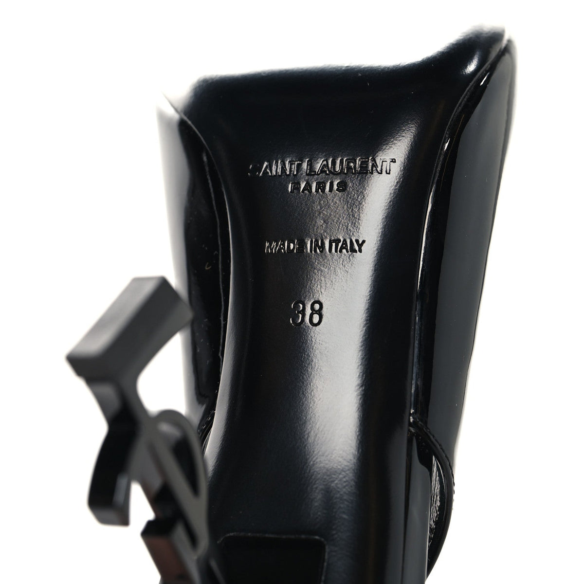 Patent Opyum 110 Slingback Pumps 38 Black