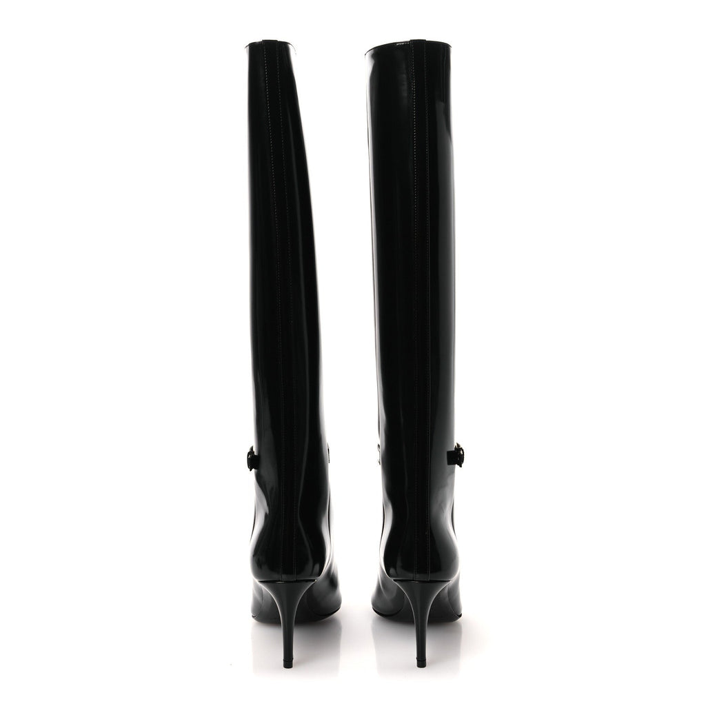 Vitello Marilyn Hacker 70mm Luz Boots 39.5 Black