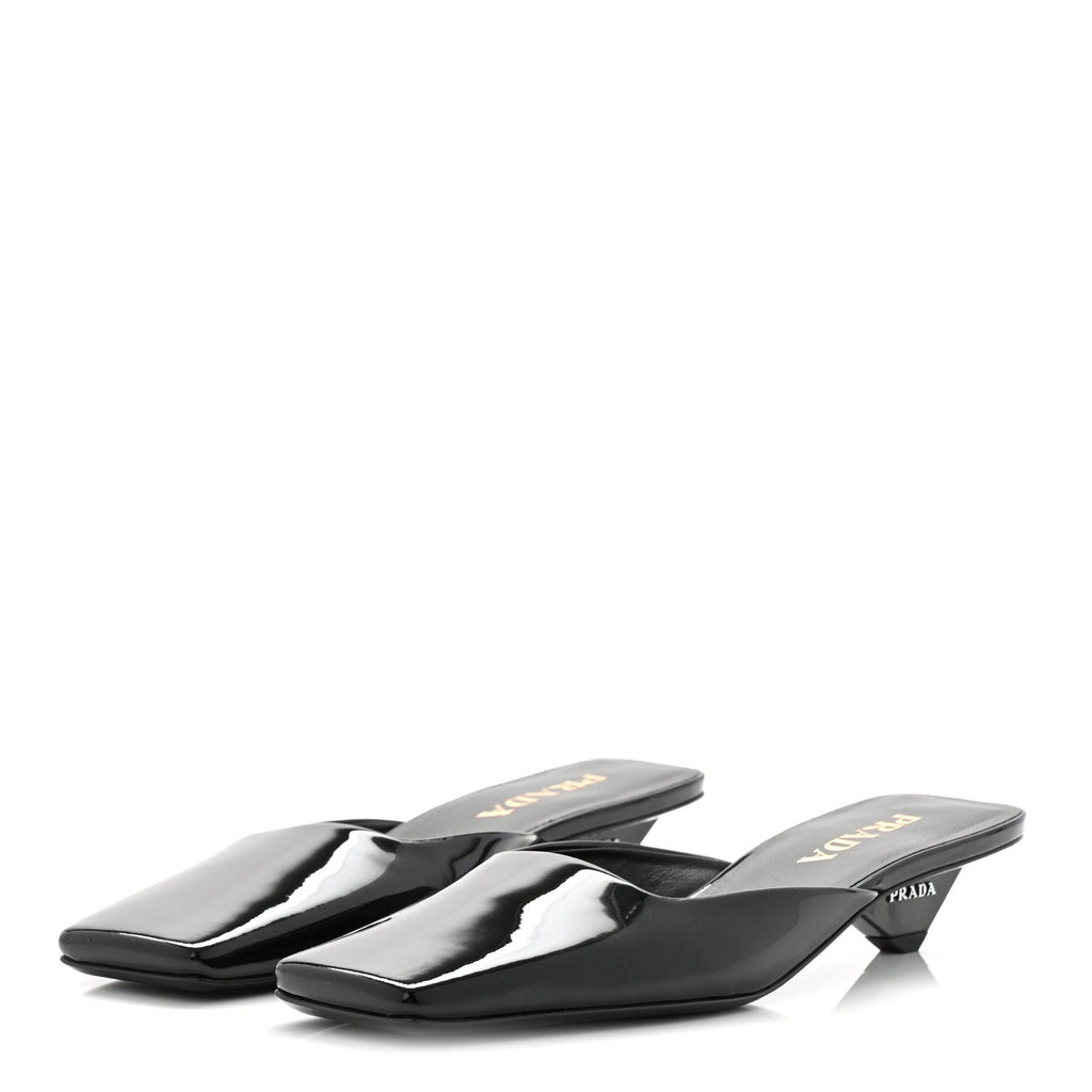Patent Modellerie Mules 38 Black
