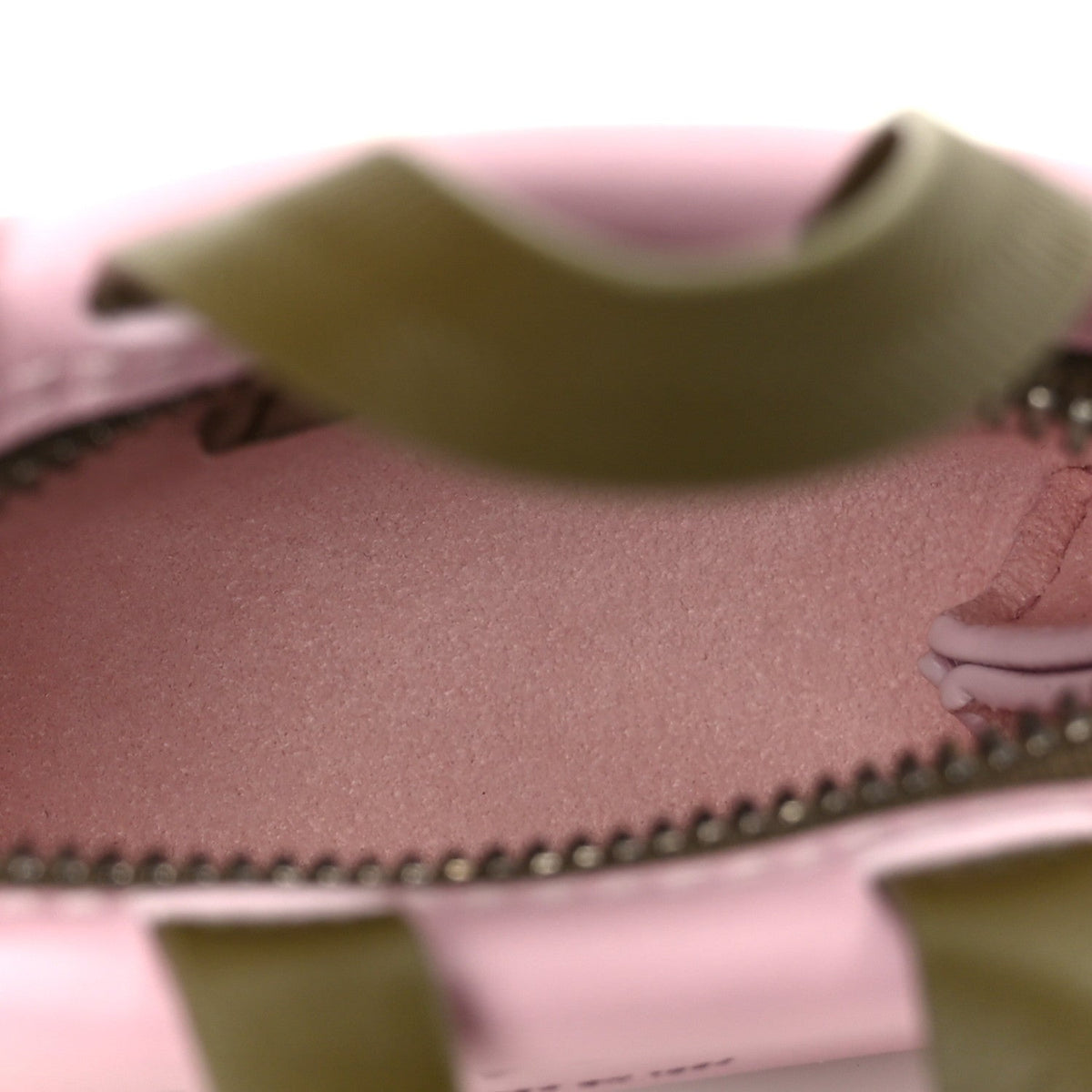 Calfskin Mini Shopper Bag Charm Pink