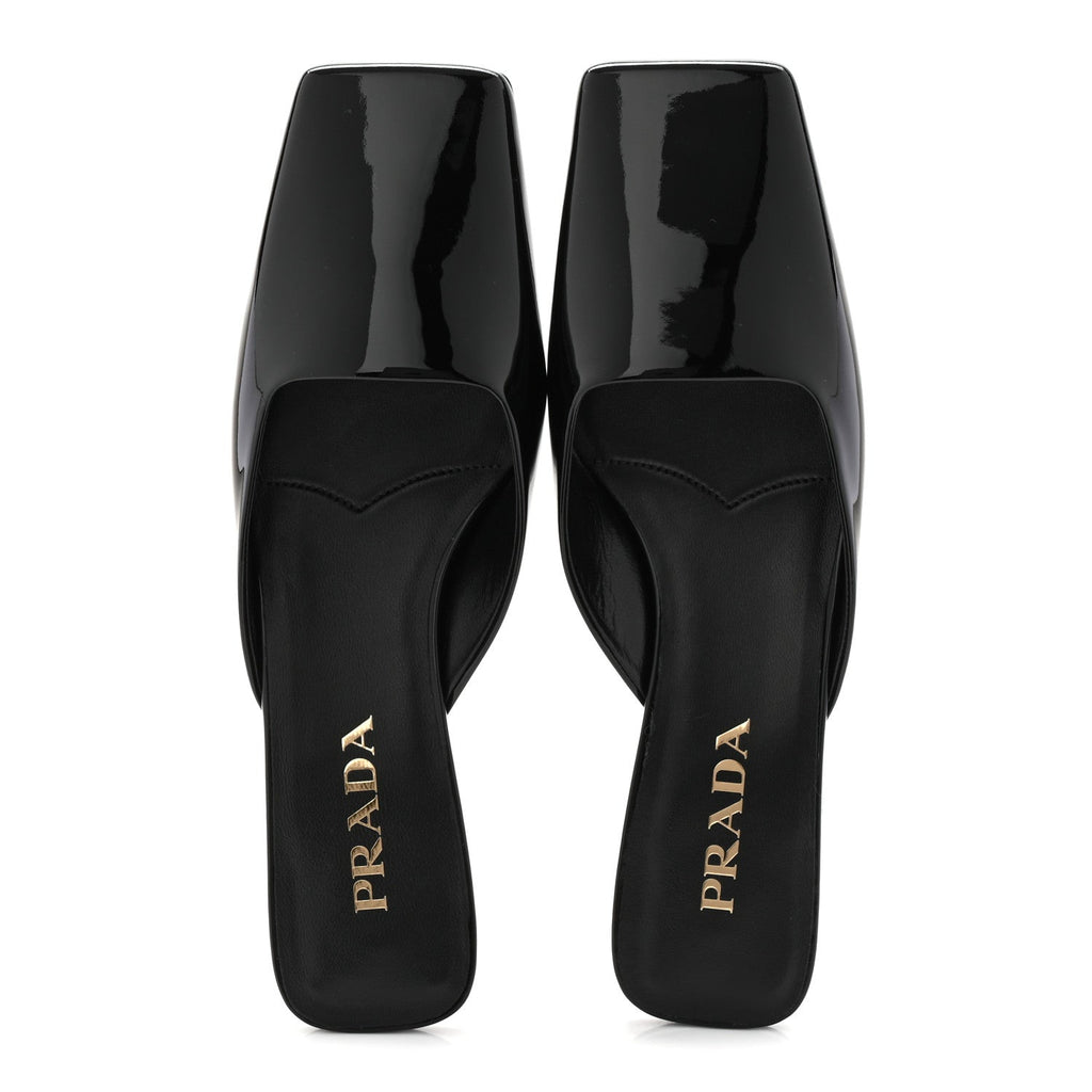 Patent Modellerie Mules 38 Black