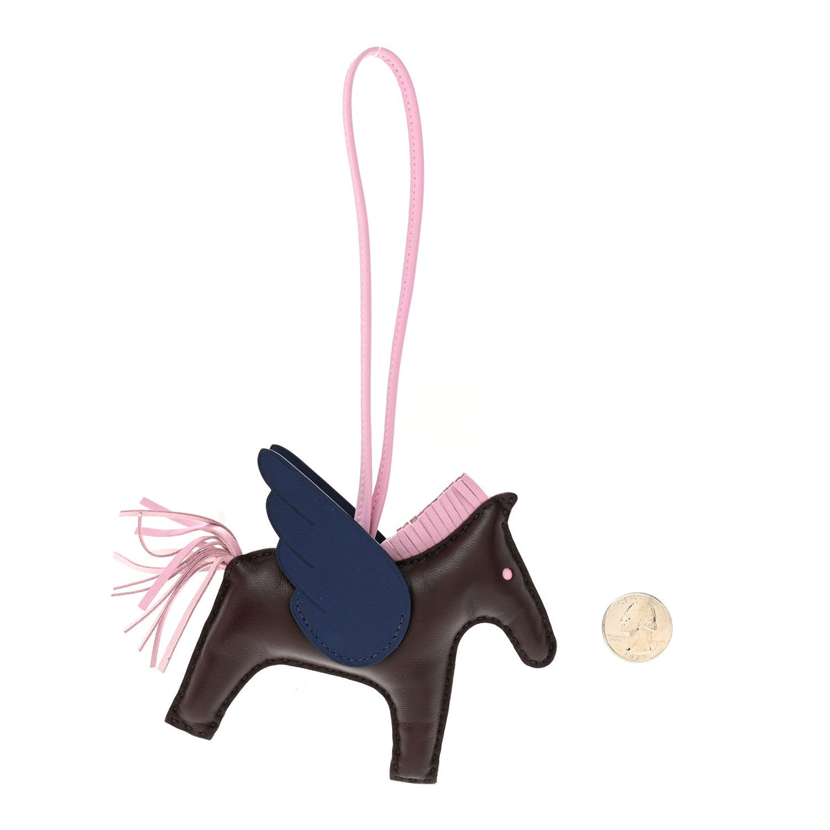 Milo Lambskin Grigri Rodeo Pegase Horse Bag Charm MM Rouge Sellier Mauve Sylvestre Bleu Saphir