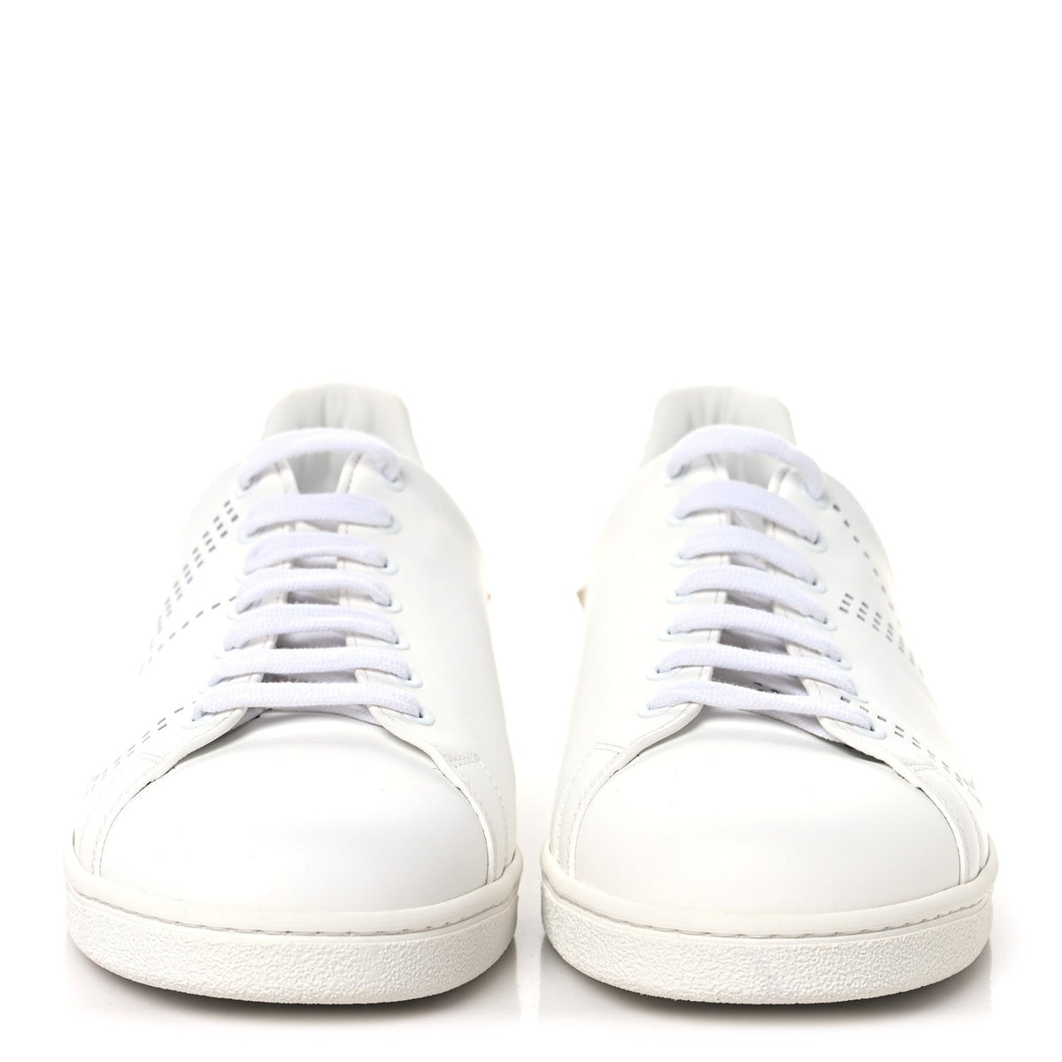 Calfskin Mens Backnet Sneakers 43.5 White