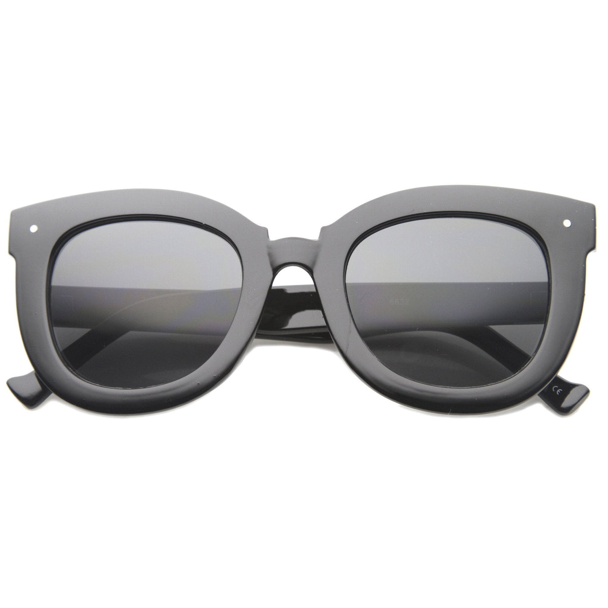 Women's Oversize Bold Horned Rim Cat Eye Sunglasses A170
