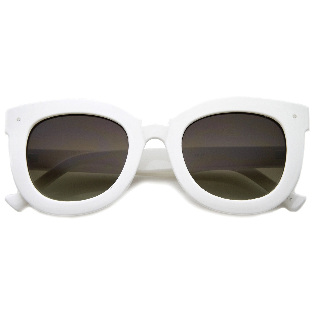 Women's Oversize Bold Horned Rim Cat Eye Sunglasses A170