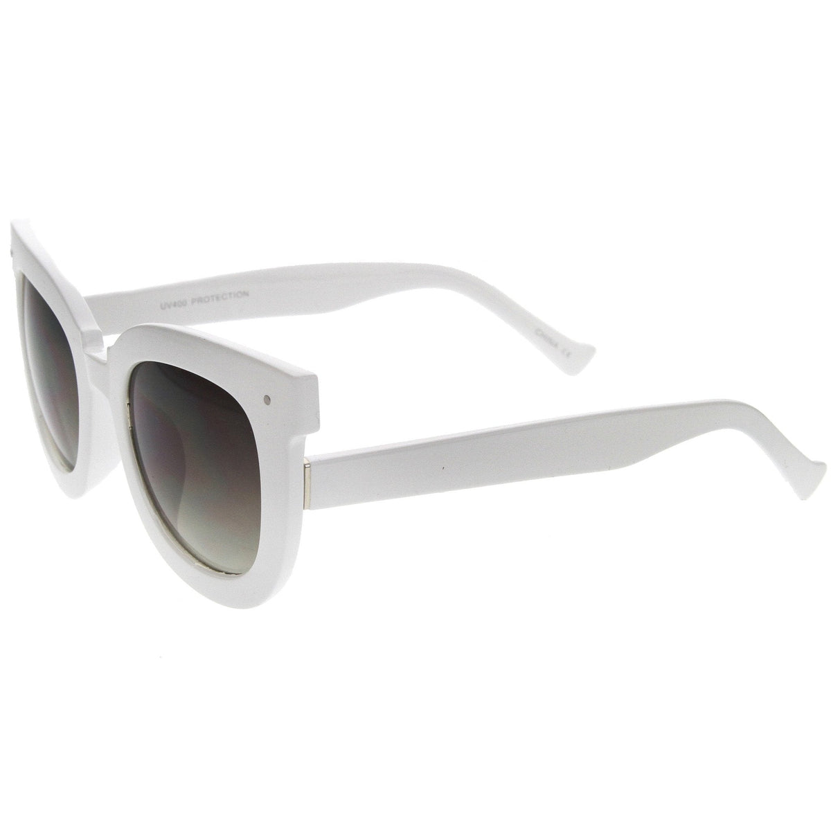 Women's Oversize Bold Horned Rim Cat Eye Sunglasses A170
