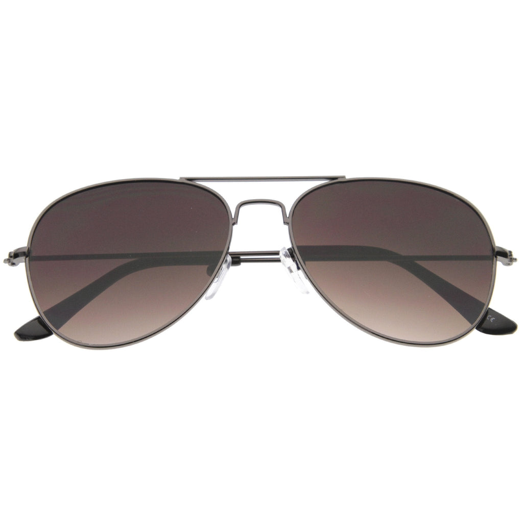 Modern Flat Front Wire Metal Aviator Sunglasses A182