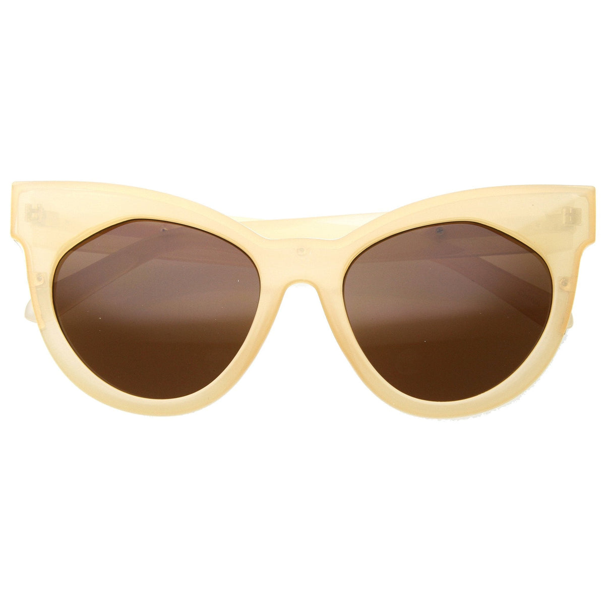 Women's Oversize Flat Front Cat Eye Sunglasses A181