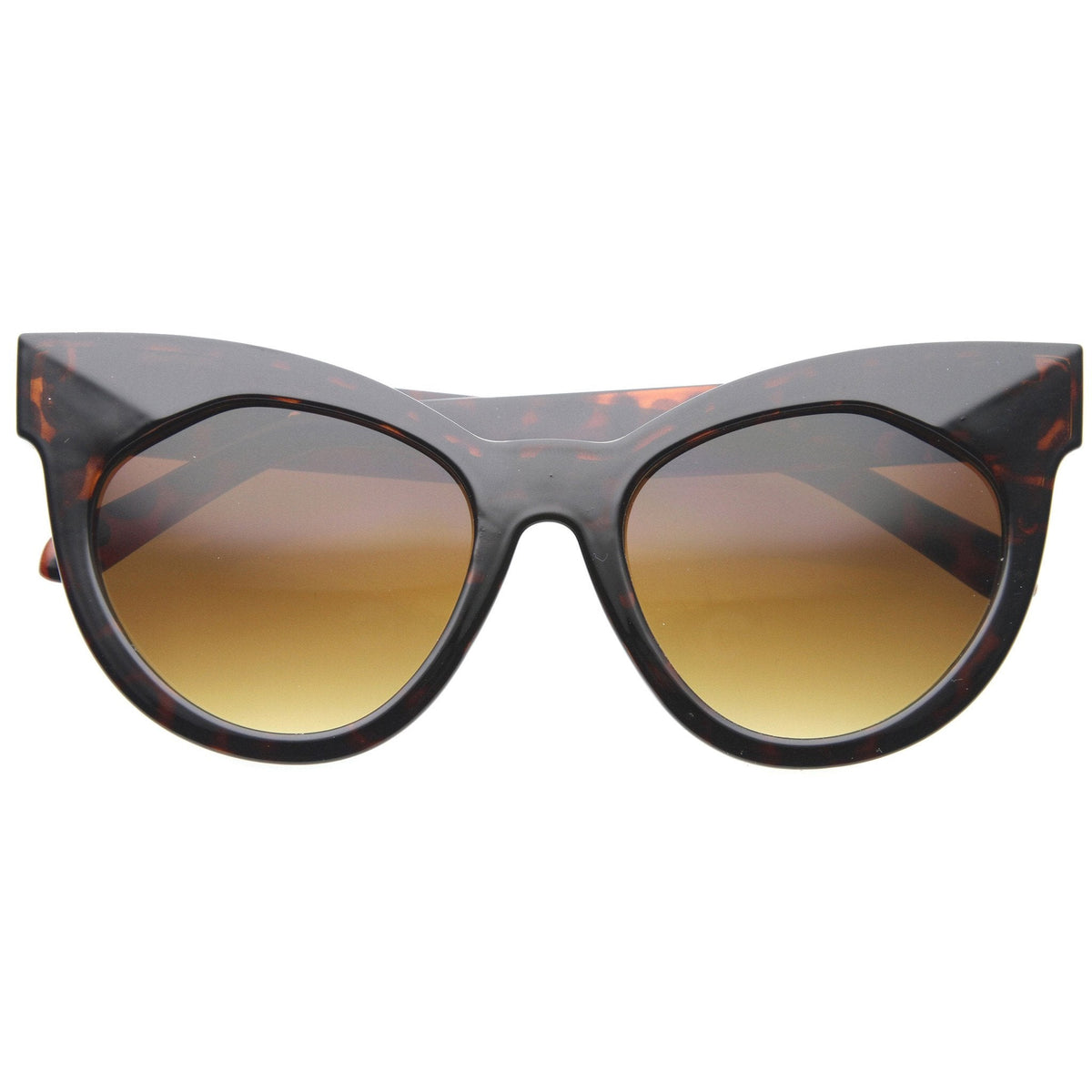 Women's Oversize Flat Front Cat Eye Sunglasses A181