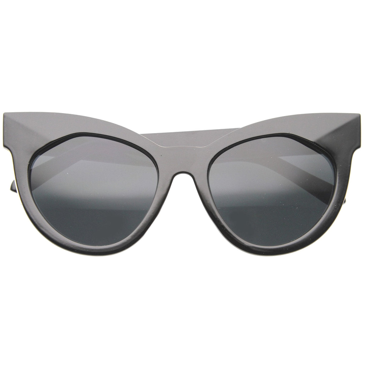 Women's Oversize Flat Front Cat Eye Sunglasses A181