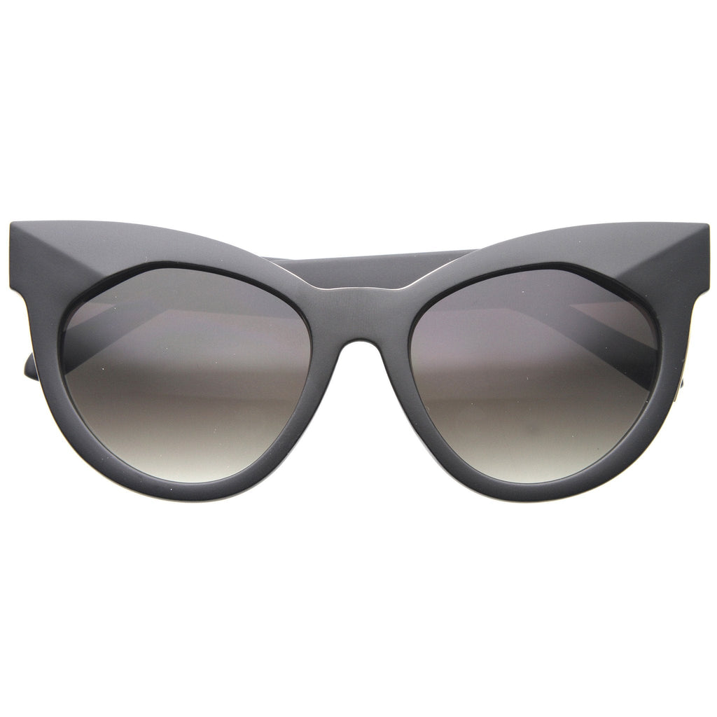 Women's Oversize Flat Front Cat Eye Sunglasses A181