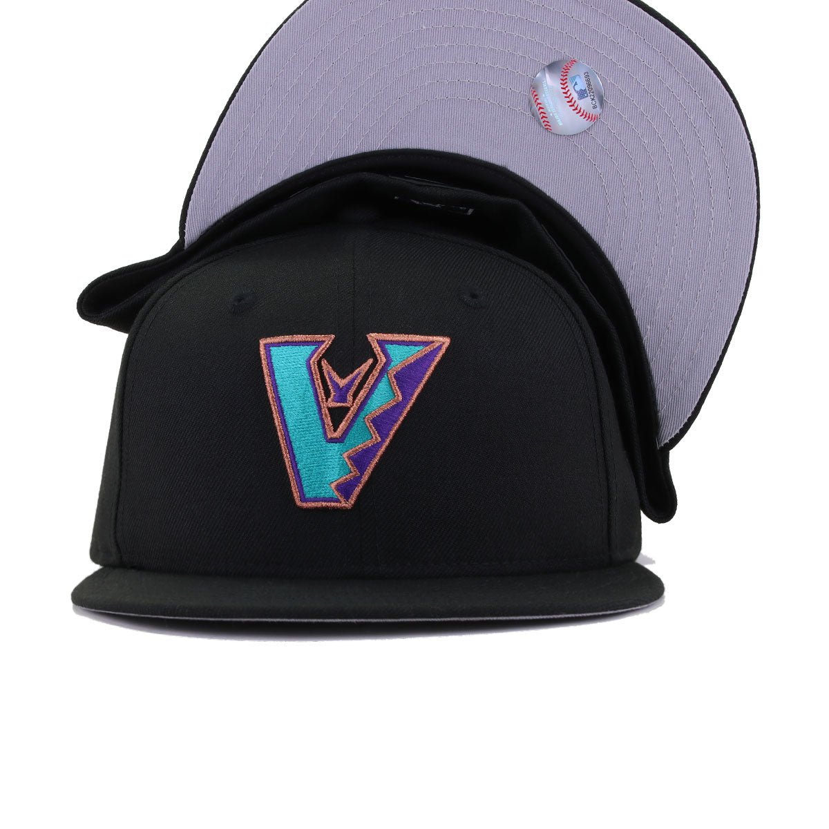 Arizona Diamondbacks Black Upside Down New Era 59Fifty Fitted