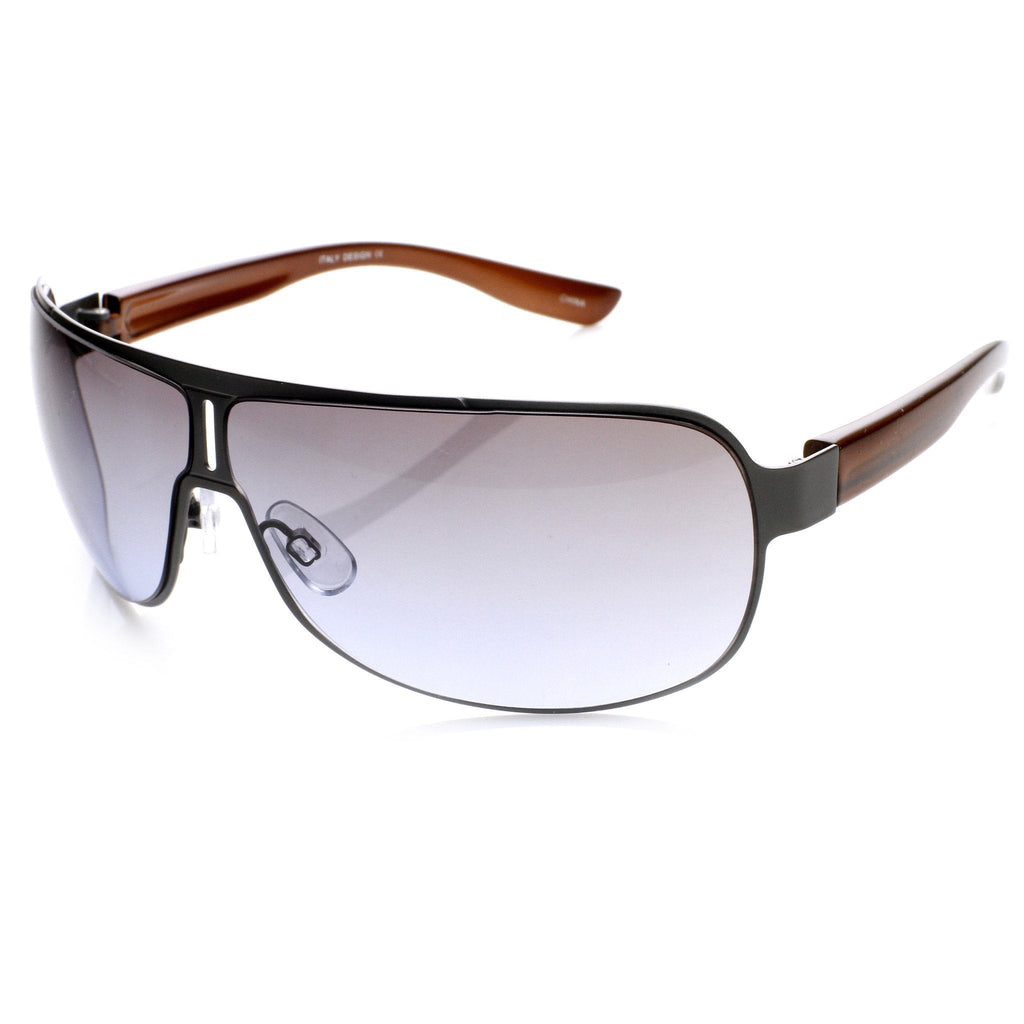 Premium European Mens Square Aviator Sunglasses 8748