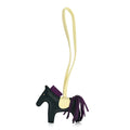 Milo Lambskin Grigri Rodeo Horse Bag Charm PM Vert Cypress Violet Jaune Milton
