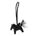 Milo Lambskin Grigri Rodeo Pegase Horse Bag Charm PM So Black