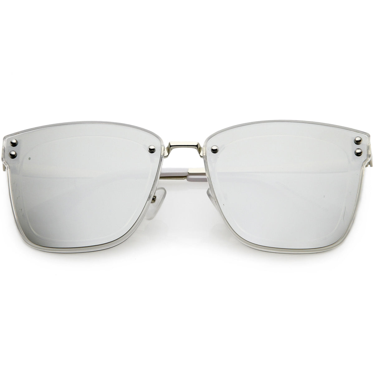 Women's Premium Flat Infinity Mirrored Polarized Lens Sunglasses C882