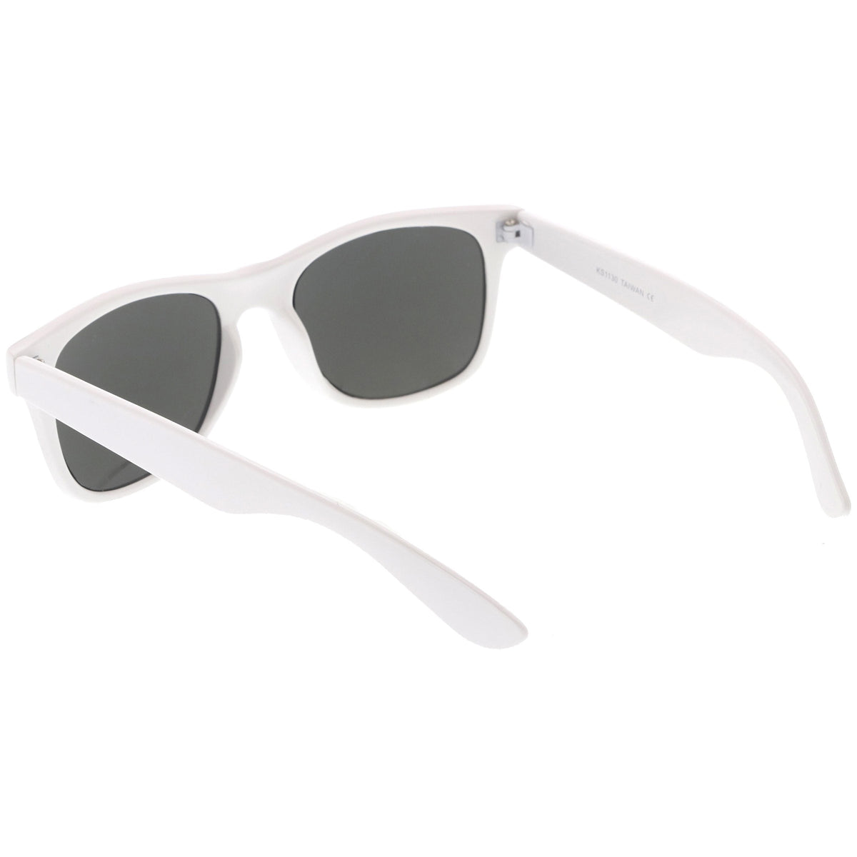 Large Classic Horned Rim Mirrored Lens Sunglasses C769