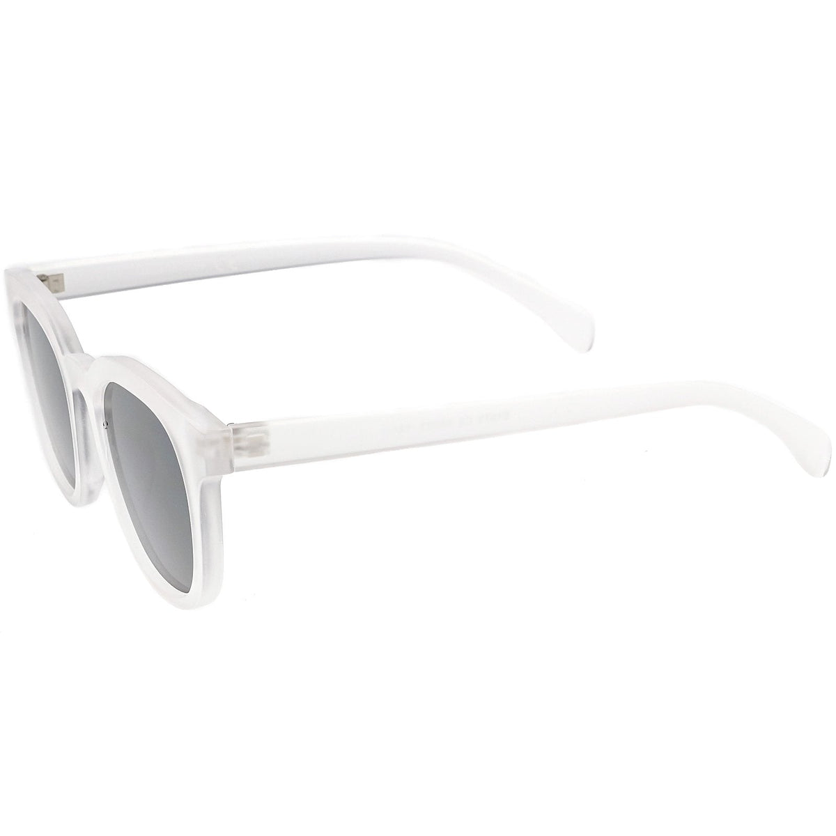 Retro Modern Horned Rim Flat Lens Dapper Sunglasses C835