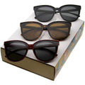 Women's Oversize Infinity Lens Cat Eye Sunglasses C340 [Promo Box]
