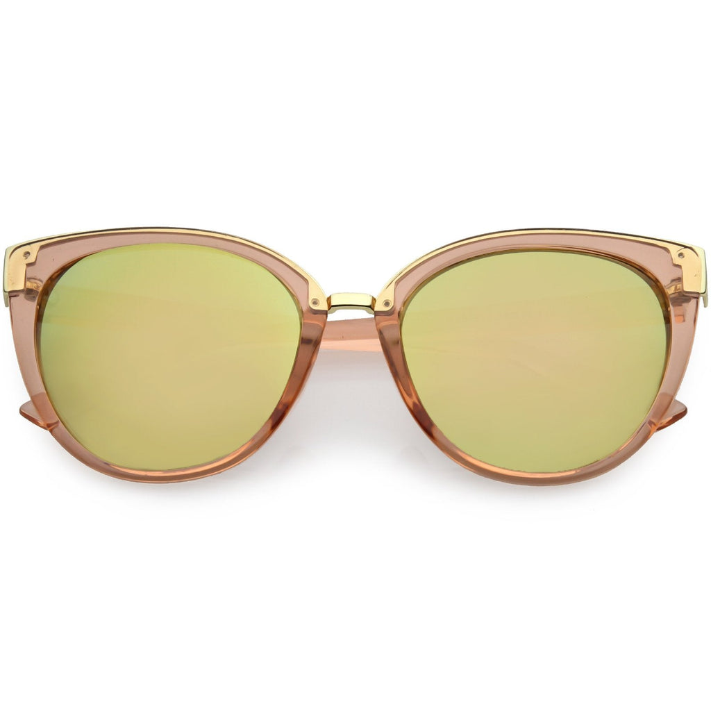 Women's Retro 1950's Oversize Thin Cat Eye Sunglasses C840