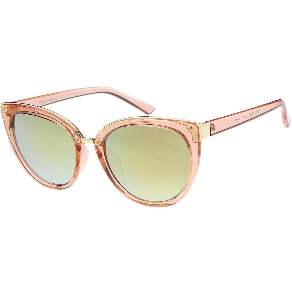 Women's Retro 1950's Oversize Thin Cat Eye Sunglasses C840