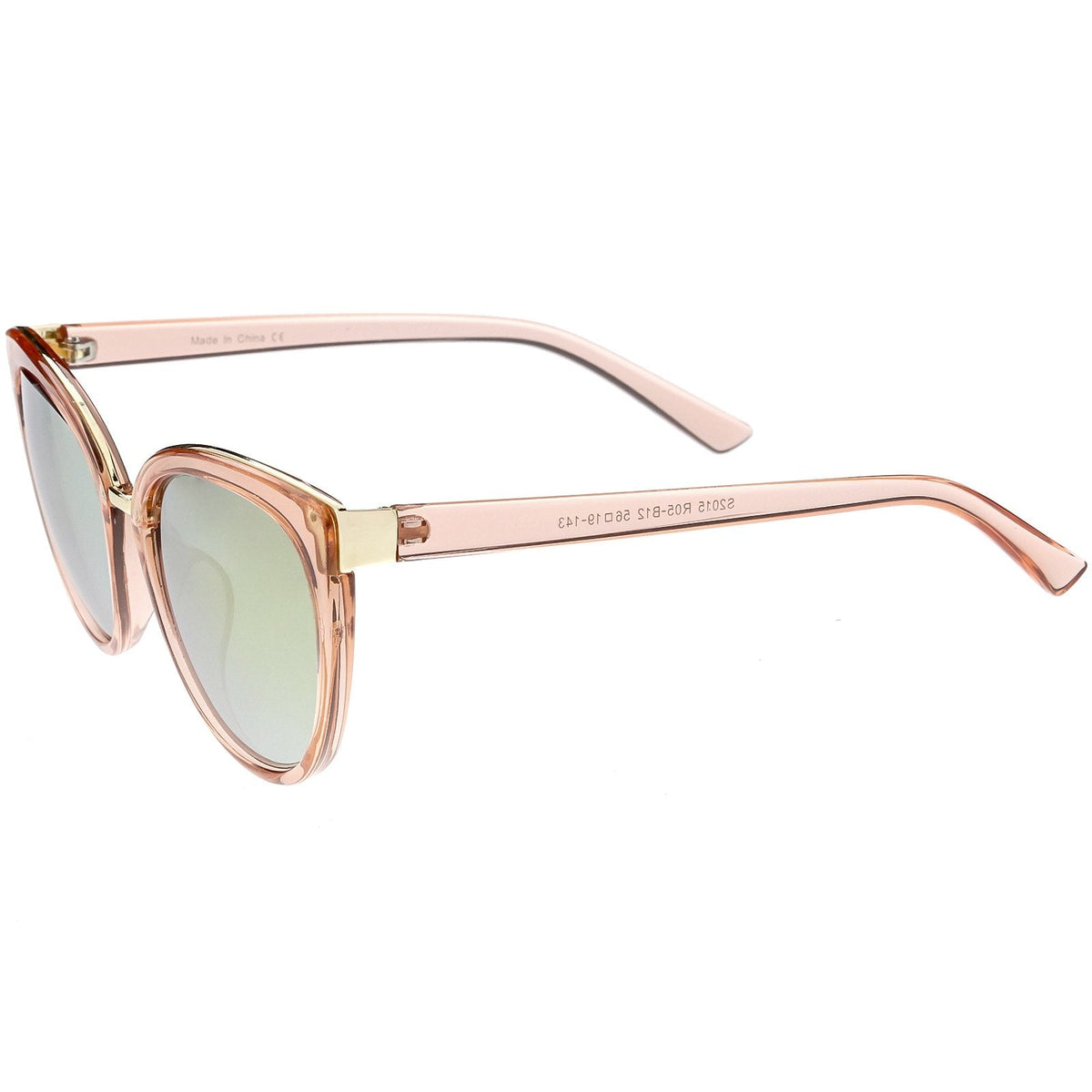 Women's Retro 1950's Oversize Thin Cat Eye Sunglasses C840