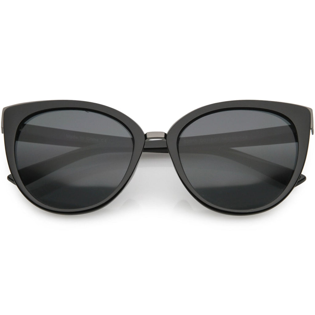 Women's Retro 1950's Oversize Thin Cat Eye Sunglasses C840