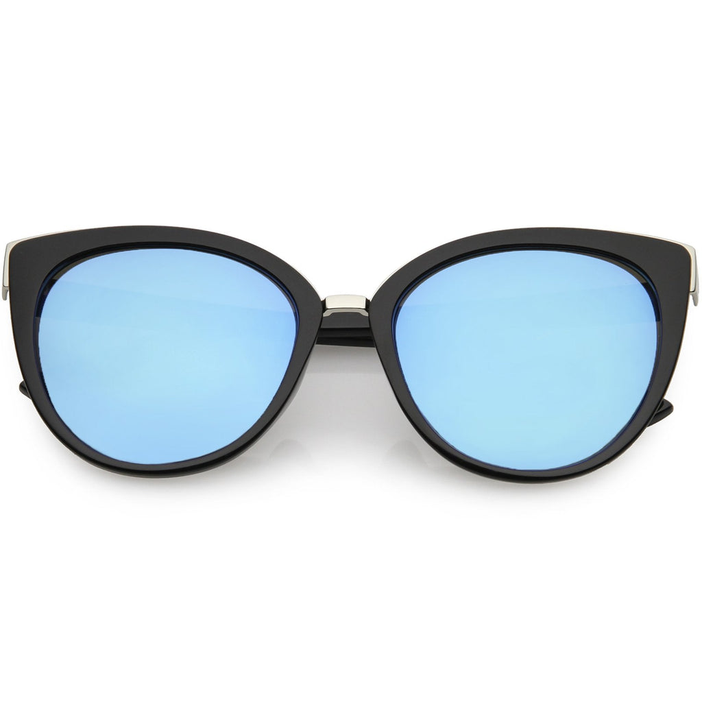 Women's Retro 1950's Oversize Thin Cat Eye Sunglasses C840
