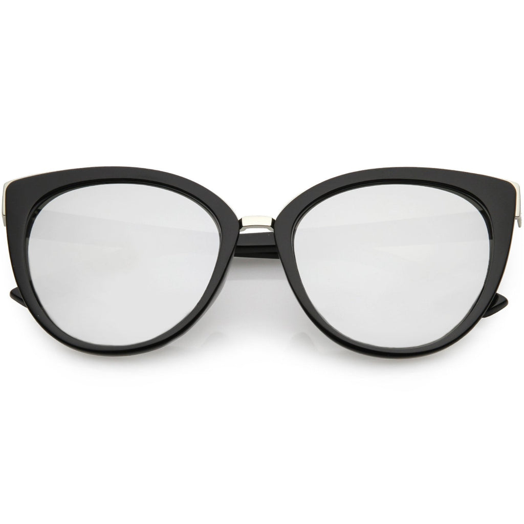 Women's Retro 1950's Oversize Thin Cat Eye Sunglasses C840