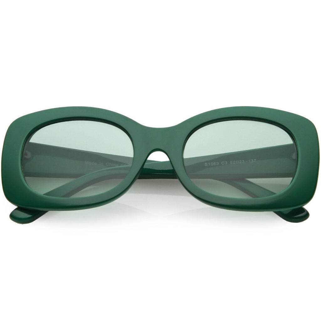 Women's Retro Rectangle 1950's Fashion Sunglasses C832