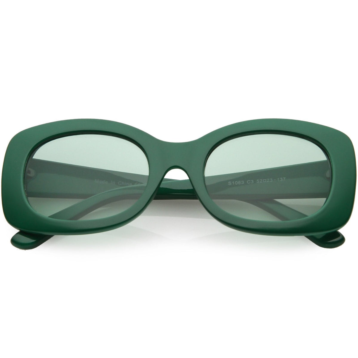 Women's Retro Rectangle 1950's Fashion Sunglasses C832