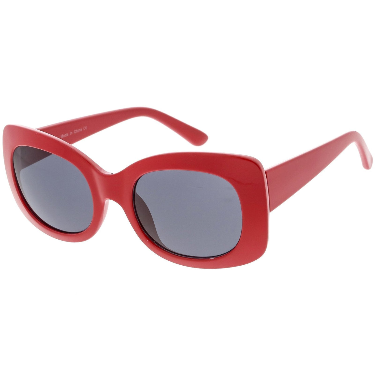 Women's Retro Rectangle 1950's Fashion Sunglasses C832
