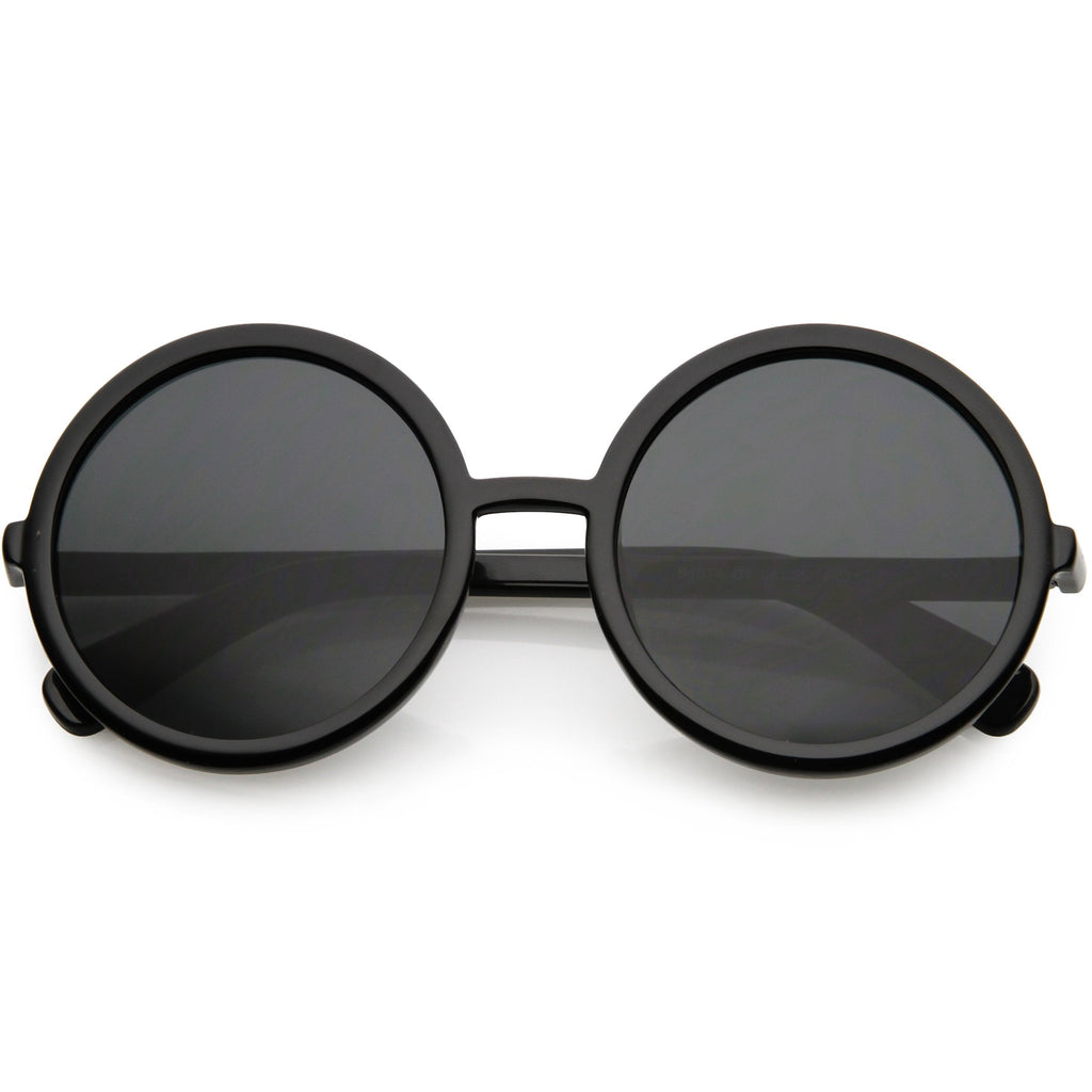 Large Retro Round Circle 1970's Fashion Sunglasses C855