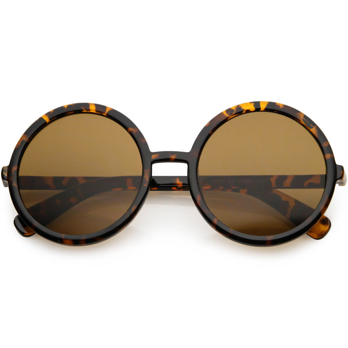 Large Retro Round Circle 1970's Fashion Sunglasses C855