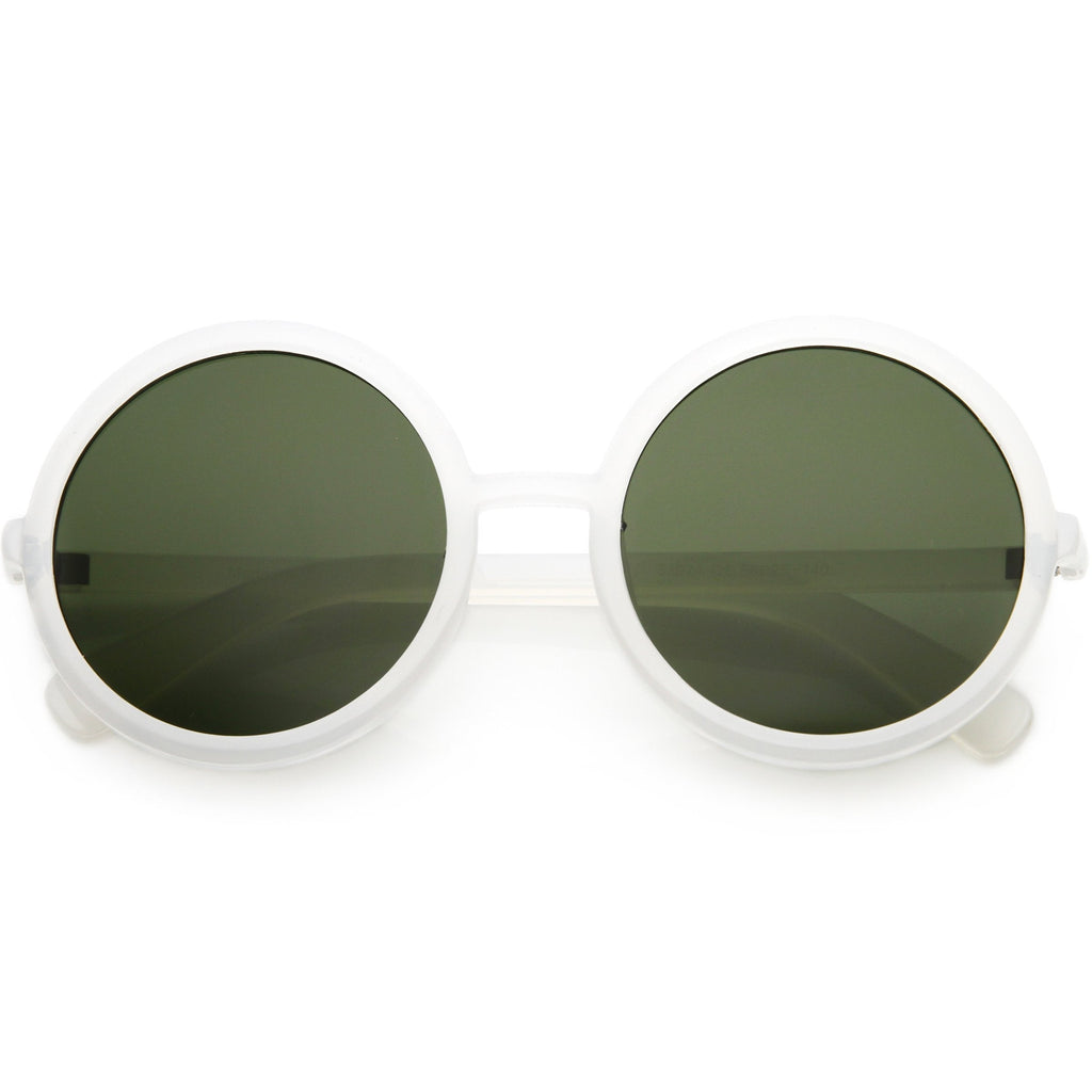 Large Retro Round Circle 1970's Fashion Sunglasses C855