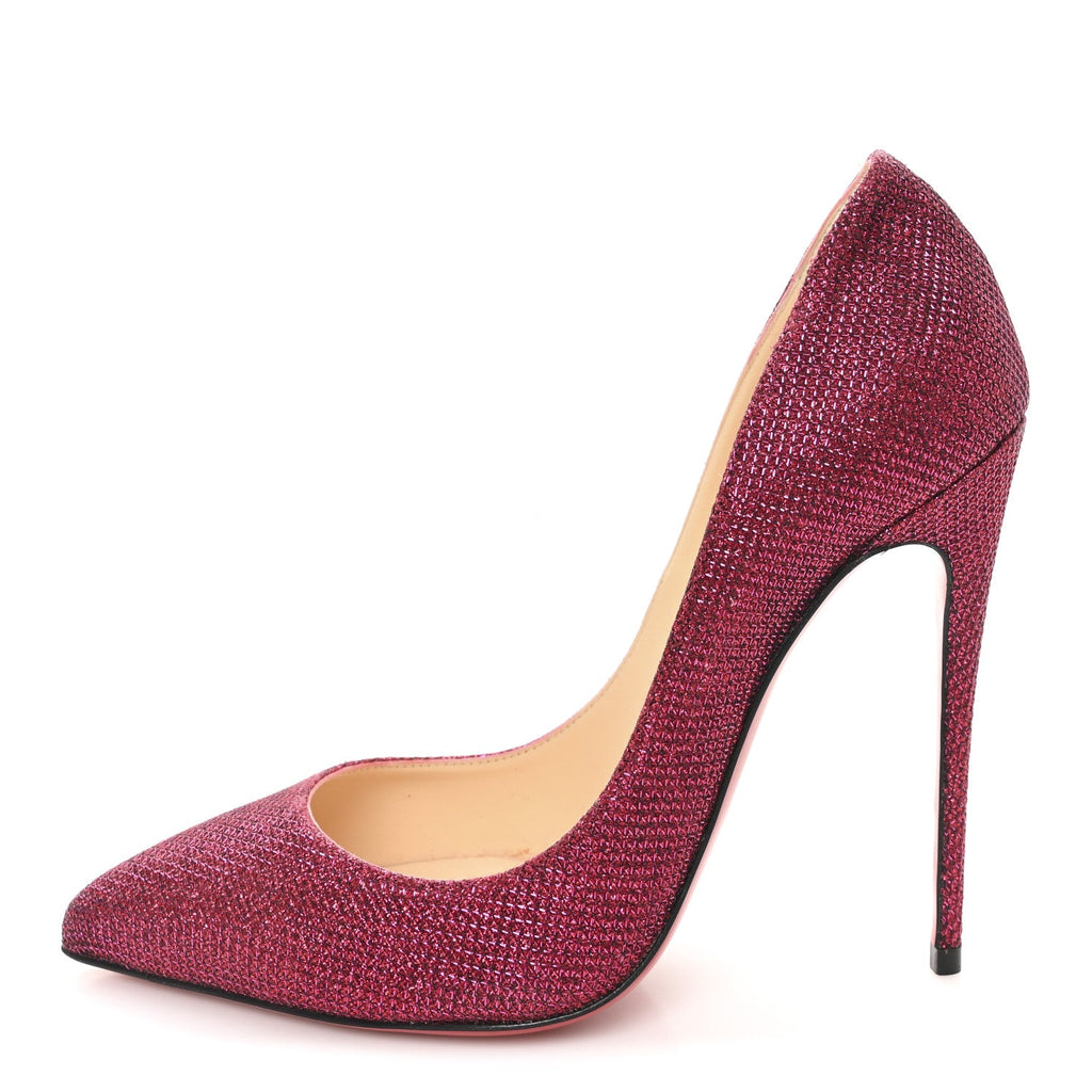 Glitter Tisse Pigalle Follies 120 Pumps 37.5 Cassis