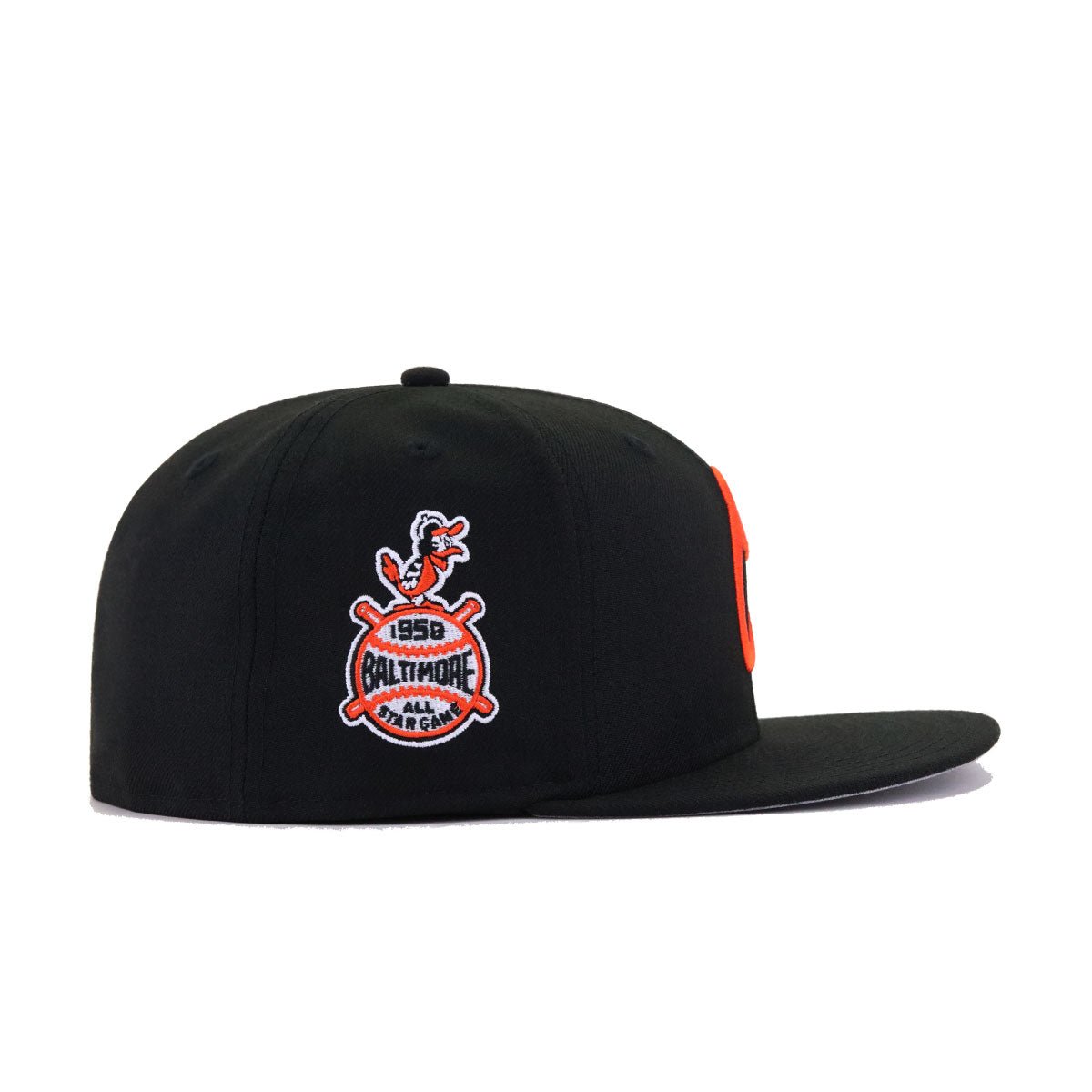 Baltimore Orioles Black 1958 All Star Game New Era 59Fifty Fitted