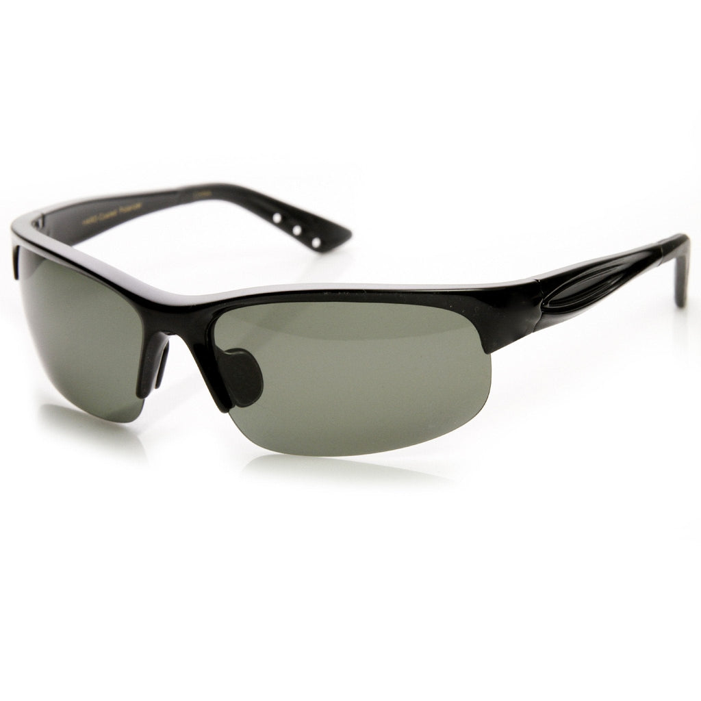 Mens Sports Half Jacket Performance Polarized Sunglasses 9268
