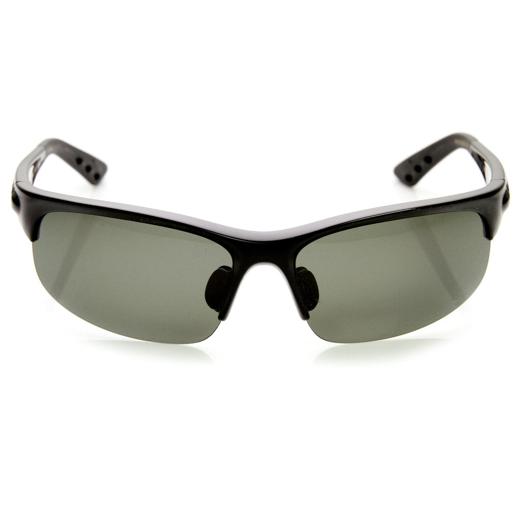Mens Sports Half Jacket Performance Polarized Sunglasses 9268