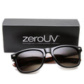 Zerouv + Plus "Brigitte" Retro Dual Tone Horned Rim Indie Sunglasses