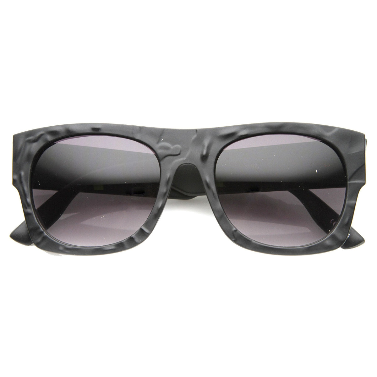 Unique Flat Top Textured Sunglasses 9865