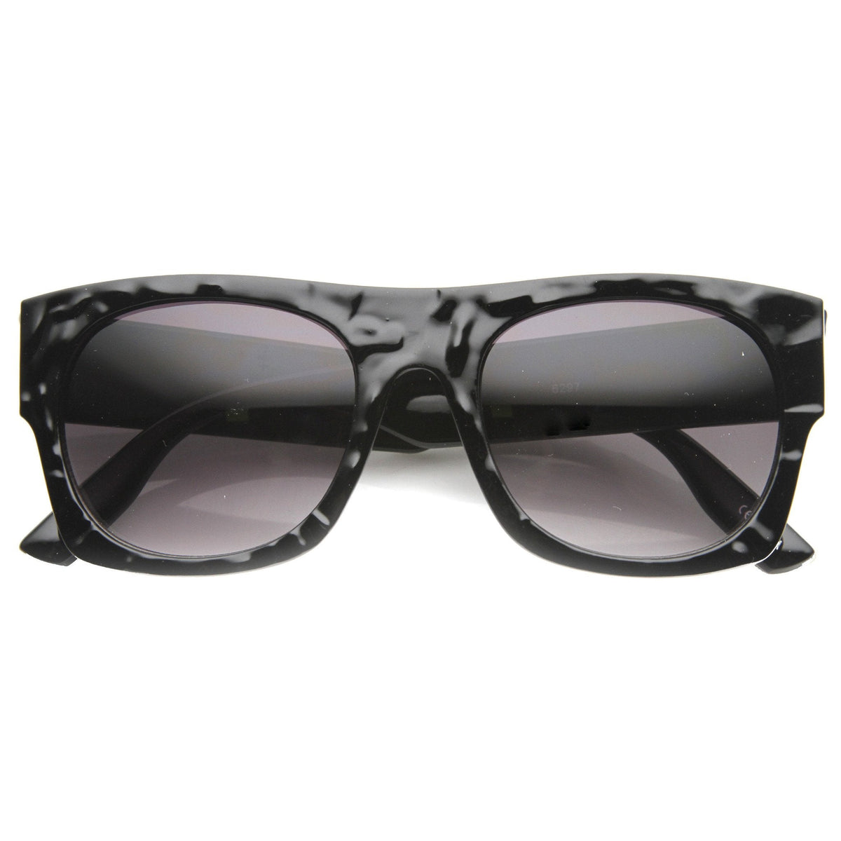 Unique Flat Top Textured Sunglasses 9865