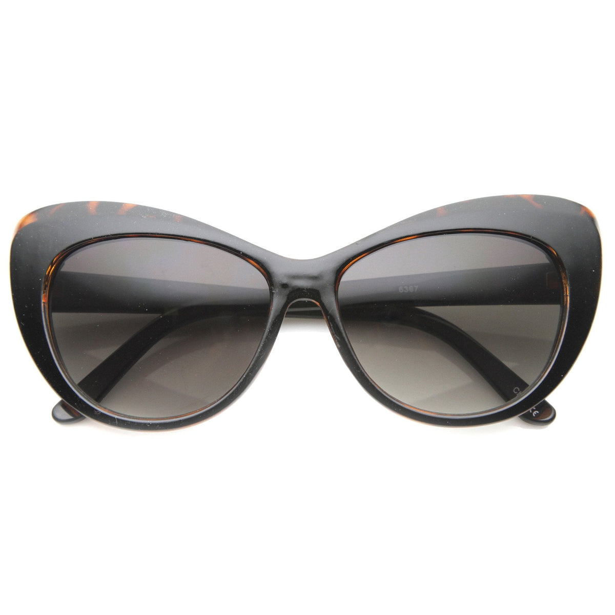 Women's 1950's Retro Oversize Cat Eye Sunglasses 9858