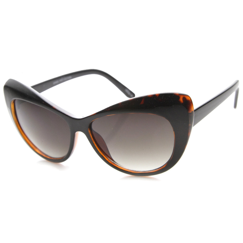 Women's 1950's Retro Oversize Cat Eye Sunglasses 9858