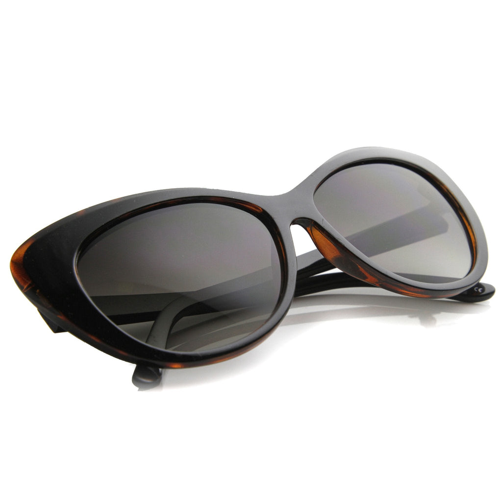Women's 1950's Retro Oversize Cat Eye Sunglasses 9858