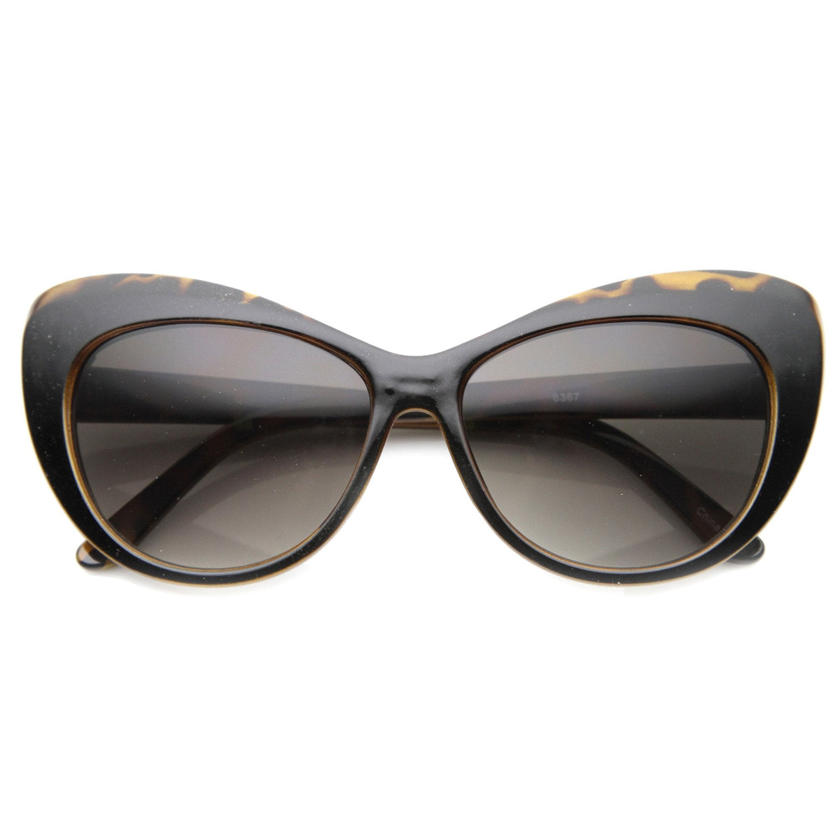 Women's 1950's Retro Oversize Cat Eye Sunglasses 9858