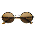 Vintage Dapper Round Ornate Sunglasses 9867